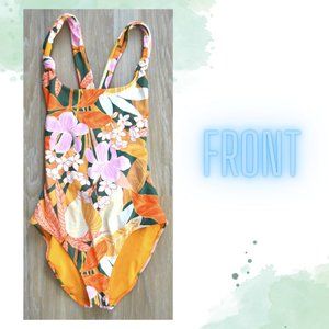 Aerie Botanical Swimsuit EUC
